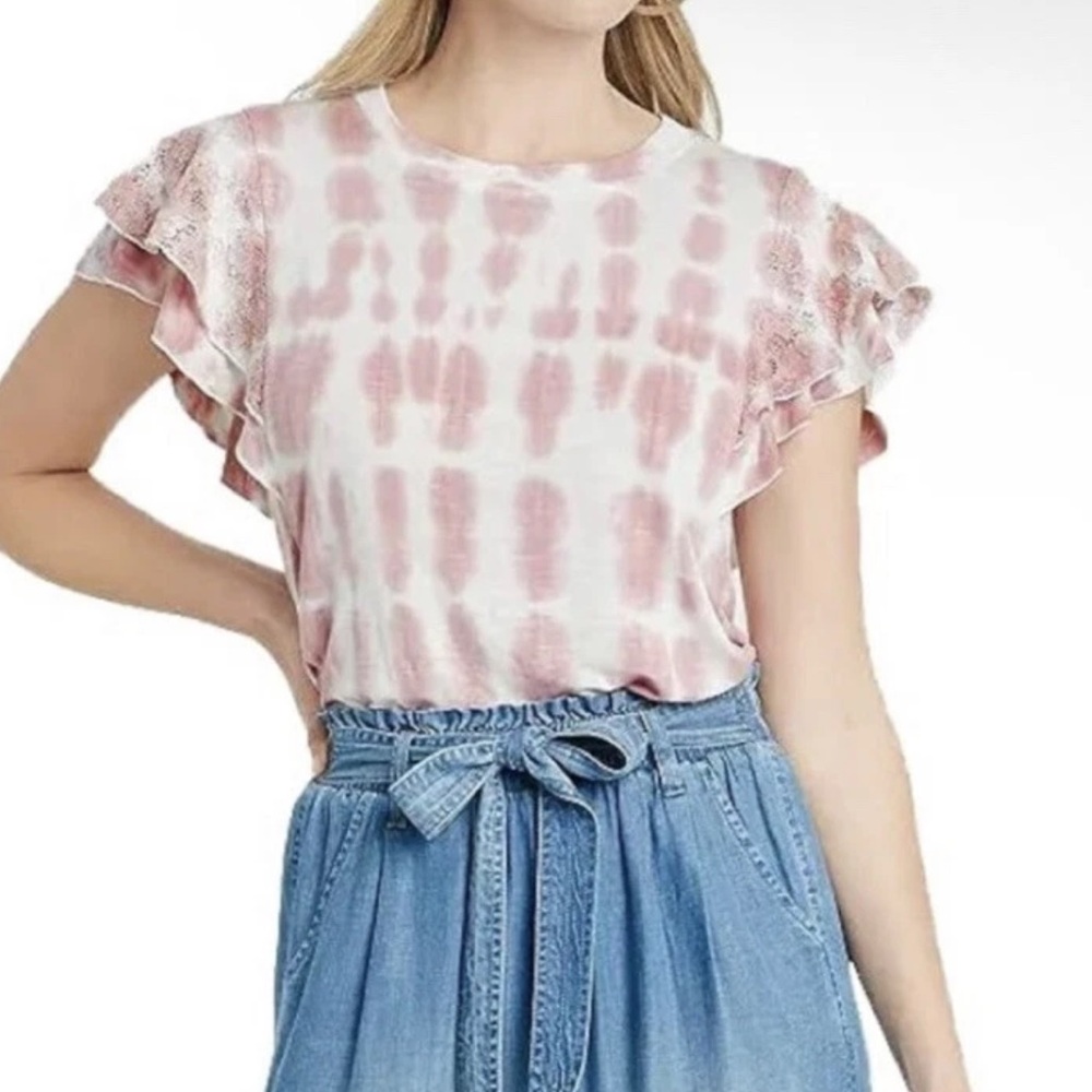 Knox Rose Pink Tie-Dye Top